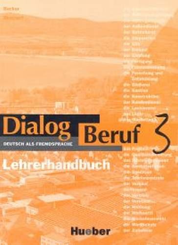 Dialog beruf 3 Becker Norbert, Braunert Jorg, Eisfeld Karl-Heinz
