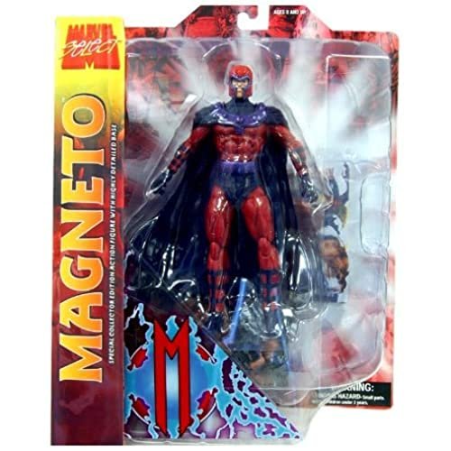 Diament - przegubowa figurka z kolekcji Marve Select postaci Magneto z komiksów X-Men, PVC, wielokolorowy, 18 cm (Diament APR101444) DIAMOND