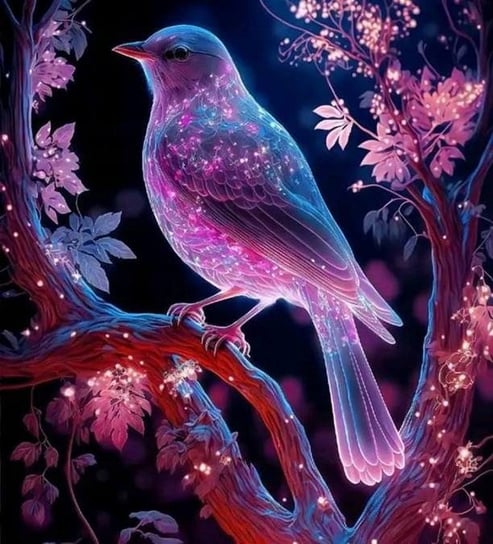 Diamentowa mozaika - Ptak magiczny nocą Norimpex