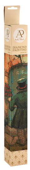 Diamentowy obraz - Mężczyzna z bukietem róż, 40x50cm Grafix