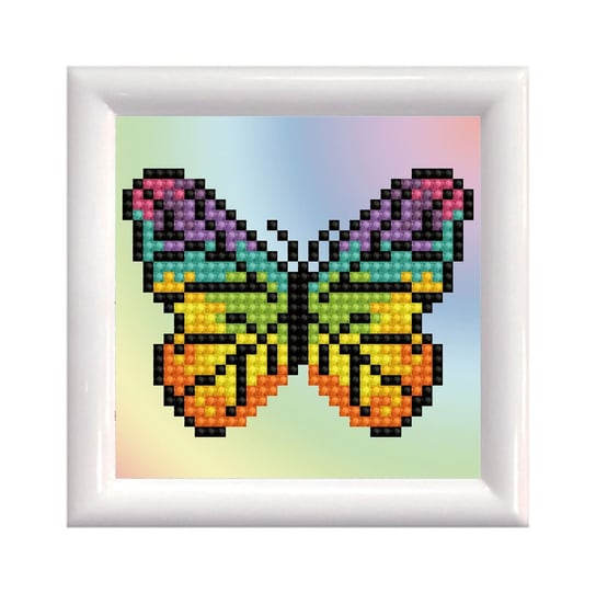 Diamond Dotz, Zestaw kreatywny dla dzieci haft diamentowy Rainbow Butterfly Diamond dotz