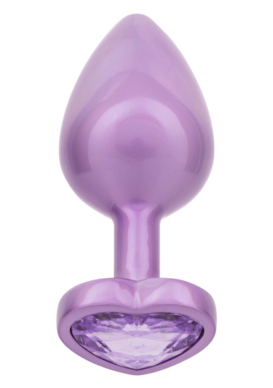 Diamond Heart Plug Large Purple Calexotics