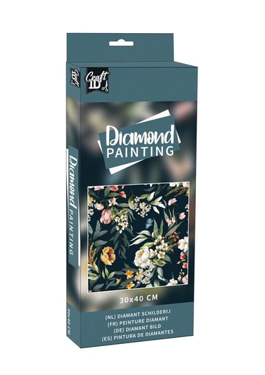 Diamond painting - Flowers, 30x40cm Grafix