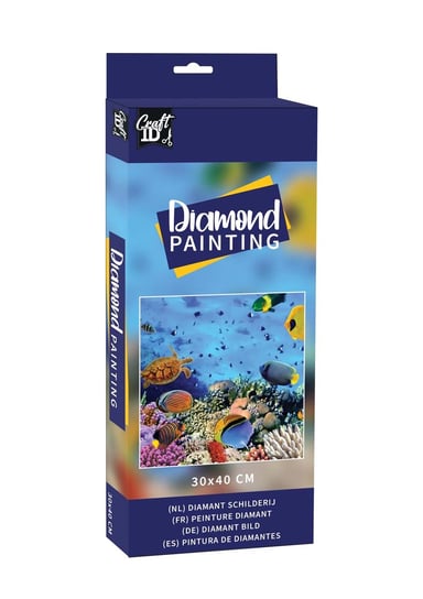 Diamond Painting - Haft Diamentowy - 40x30 cm Podwodny świat Grafix