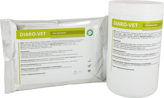 Diaro vet 200 g wsparcie w biegunce i zdrowy przewód pokarmowy Inny producent