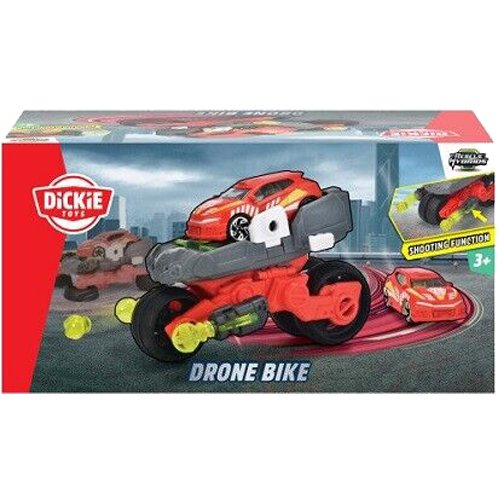 DICKIE RESCUE HYBRIDS DRONE BIKE MOTOCYKL TRANSFORMUJĄCY Dickie Toys
