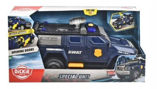 Dickie Toys, A.S. SWAT Jednostka specjalna, 34 cm Dickie Toys