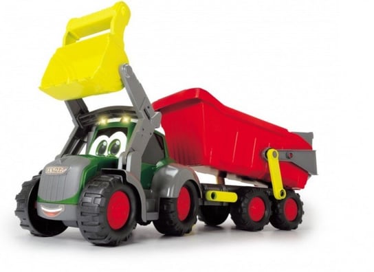Dickie Toys, ABC Happy Fendt traktor z przyczepą 65cm Dickie Toys