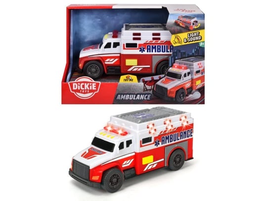 Dickie Toys, Ambulans, 15 cm Dickie Toys