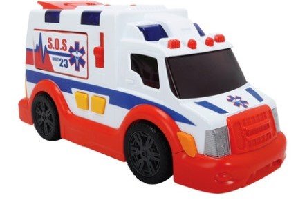 Dickie Toys, Ambulans, biało-czerwony, 33 cm Dickie Toys