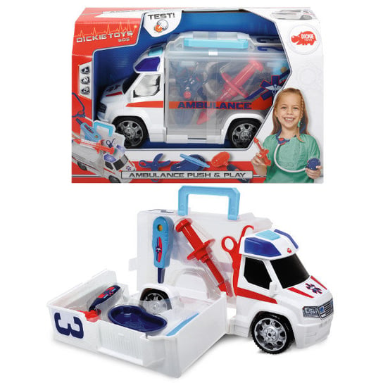 Dickie Toys, Ambulans z zestawem lekarskim Dickie Toys