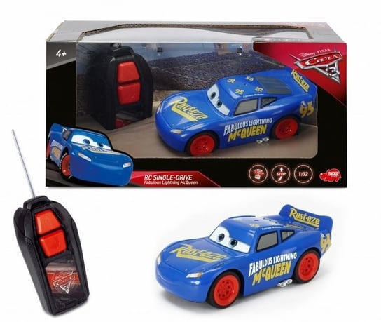 Dickie Toys, Auta 3, pojazd zdalnie sterowany RC Zygzak McQueen Single Drive Dickie Toys