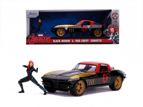 Dickie Toys, autko Marvel Black Widow 1966 Chevy 1/24 Dickie Toys