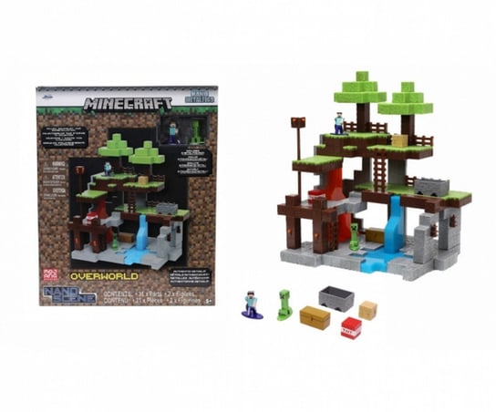 Dickie Toys, Minecraft, zestaw figurek, Jada Minecraft Nano Scene Overworld Dickie Toys