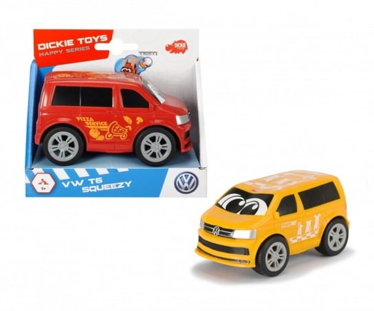 Dickie Toys, pojazd Happy Squeezy VW T6, asortyment Dickie Toys