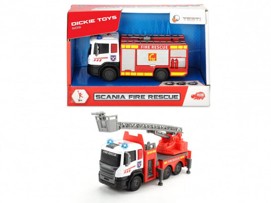 Dickie Toys, Pojazd Metalowa Straż Scania, 2 rodzaje 17 cm Dickie Toys