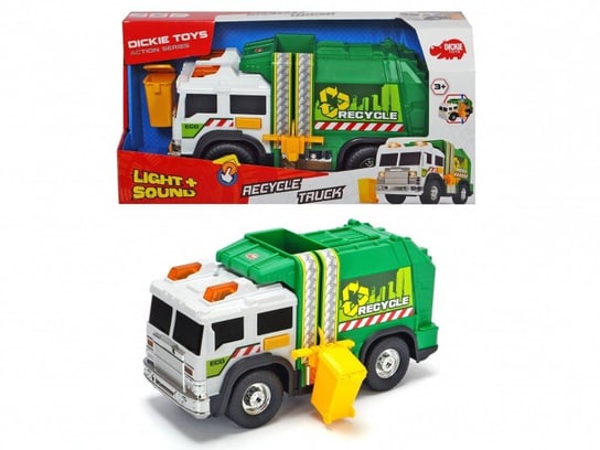 Dickie Toys, pojazd Śmieciarka, światło i dźwięk, 30 cm Dickie Toys