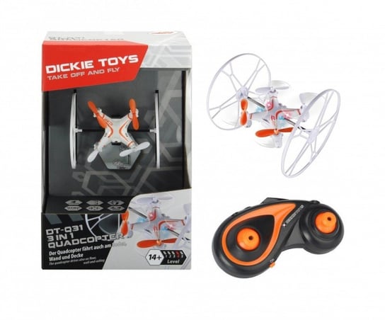 Dickie Toys, pojazd zdalnie sterowany RC 3w1 Quadrocopter Dickie Toys