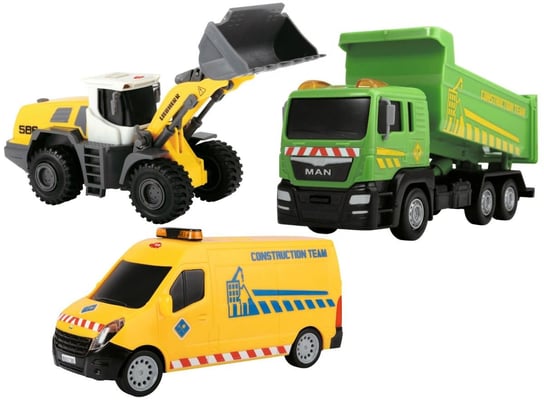 Dickie Toys, pojazdy budowlane Liebherr Dickie Toys