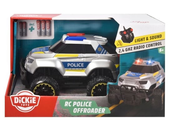 Dickie Toys, RC 2,4 GHz policyjny offroader 20cm Dickie Toys