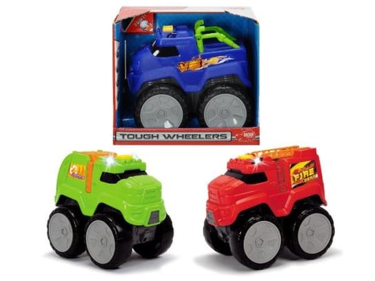 Dickie Toys, Samochody 3 rodzaje z dźwiękiem (203301000) Dickie Toys