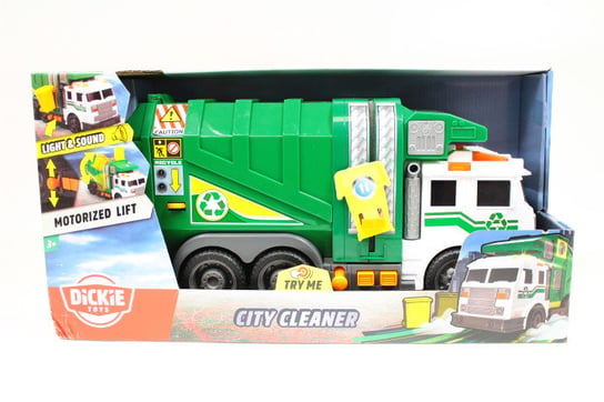 Dickie Toys, Śmieciarka Zielona 39Cm Św/Dźw 330-8378 Dickie Toys