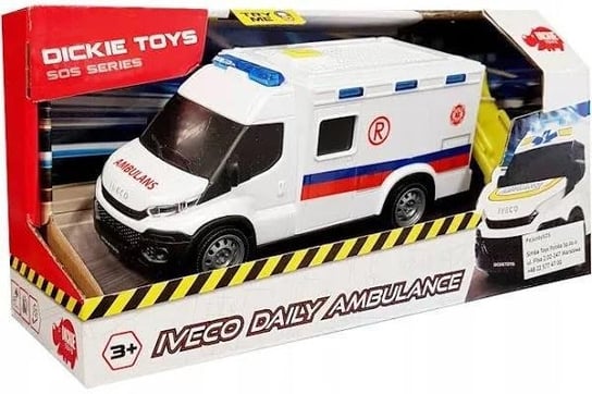 Dickie Toys, SOS Iveco Ambulans 17cm Dickie Toys