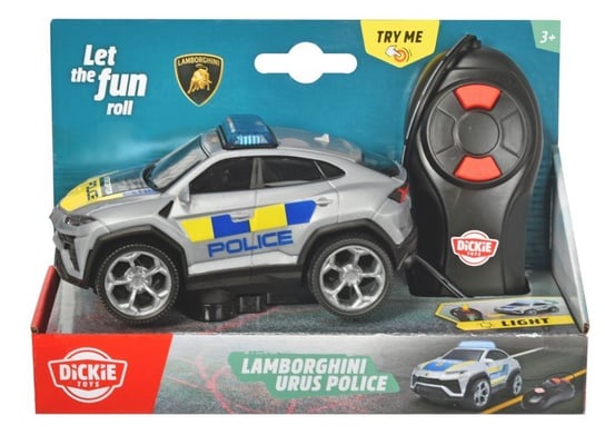 Dickie Toys, SOS Lamborghini policja, 13 cm Dickie Toys