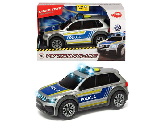 Dickie Toys, SOS, samochód policyjny Tiguan R-Line Dickie Toys