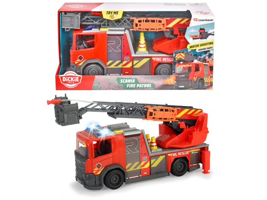 Dickie Toys SOS Scania straż pożarna, 35 cm Dickie Toys
