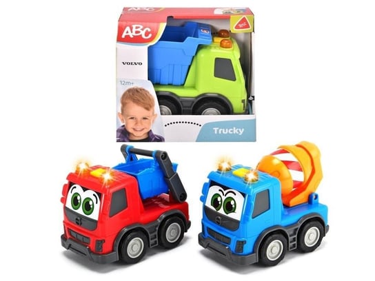 Dickie Toys, Volvo Trucky 13cm, 3 rodzaje Dickie Toys