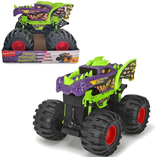 Dickie Toys, Wielki Monster Truck Dragon Smok pojazd samochód Dickie Toys