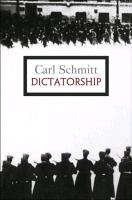 Dictatorship Schmitt Carl