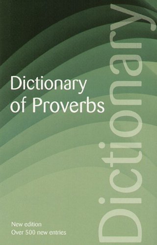 Dictionary of Proverbs Apperson George Latimer