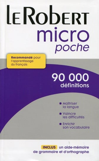 Dictionnaire Le Robert micro poche Opracowanie zbiorowe