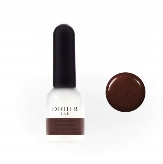 Didier, Lakier hybrydowy Macarons 82% Negro, 10 ml Didier