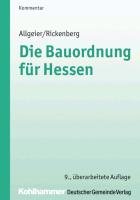 Die Bauordnung für Hessen Rickenberg Hans, Allgeier Erich