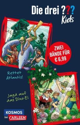 Die drei ??? Kids: Doppelband - Enthält die Bände: Rettet Atlantis! / Jagd auf das Dino-Ei Carlsen Verlag