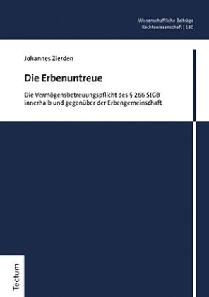 Die Erbenuntreue Tectum-Verlag