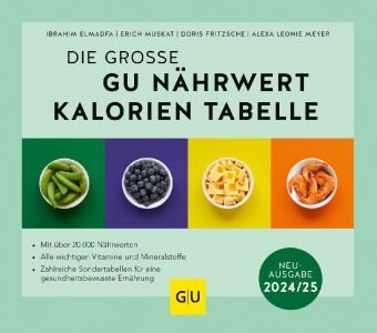 Die große GU Nährwert-Kalorien-Tabelle 2024/25 Gräfe & Unzer