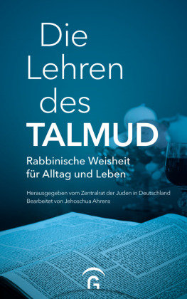 Die Lehren des Talmud Gütersloher Verlagshaus
