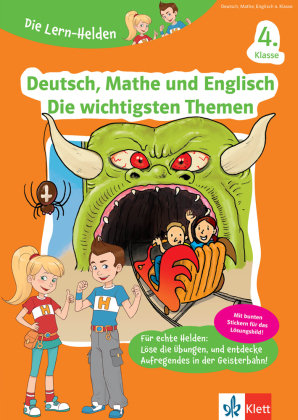Die Lern-Helden Deutsch, Mathe und Englisch - Die wichtigsten Themen 4. Klasse Klett Lerntraining