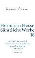 Die Welt im Buch 3 Hesse Hermann