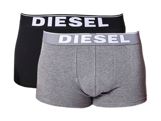 Diesel, Bokserki męskie, 2-pack, Umbx Kory, czarno-szare, rozmiar XL Diesel