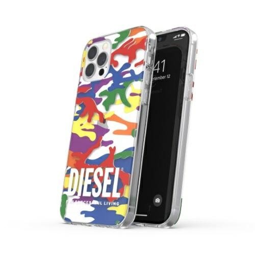 Diesel Clear Case Pride Camo Aop Iphone 12/12 Pro Multikolor/Colorful 44332 Diesel