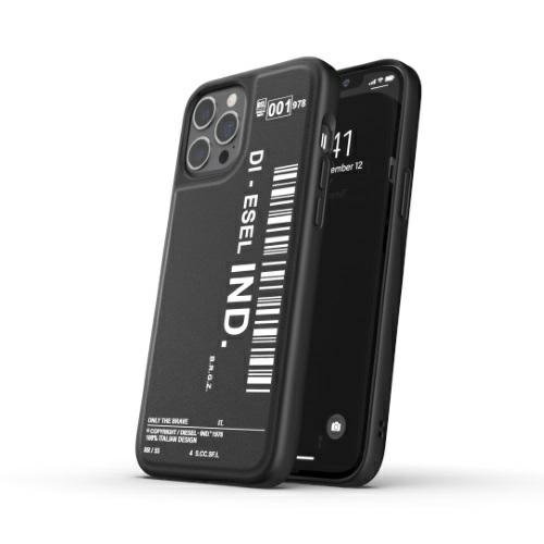 Diesel Moulded Case Core Barcode Graphic Iphone 12 Pro Max Czarno-Biały/Black-White 42490 Diesel