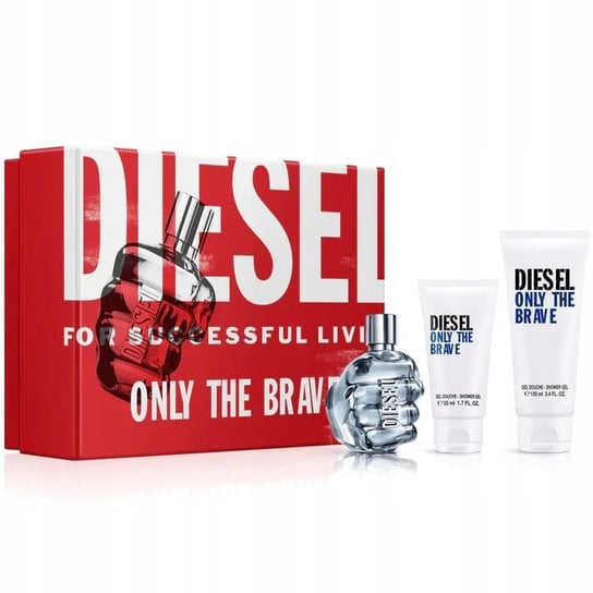 Diesel Only The Brave, Zestaw kosmetyków, 3 szt. Diesel
