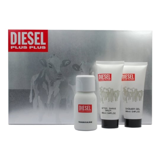 Diesel, Plus Masculine, zestaw kosmetyków, 3 szt. Diesel