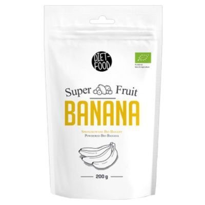 Diet-Food, banan w proszku bio Super Fruit, 200 g Diet-food