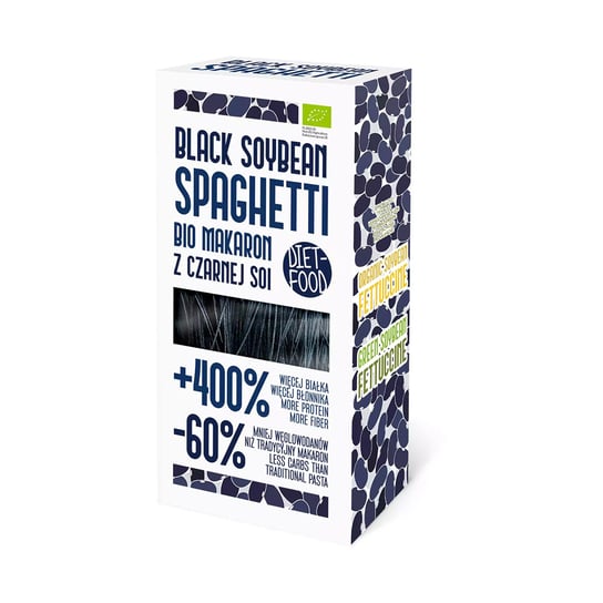 Diet-Food, makaron spaghetti z czarnej soi, 200 g Diet-food